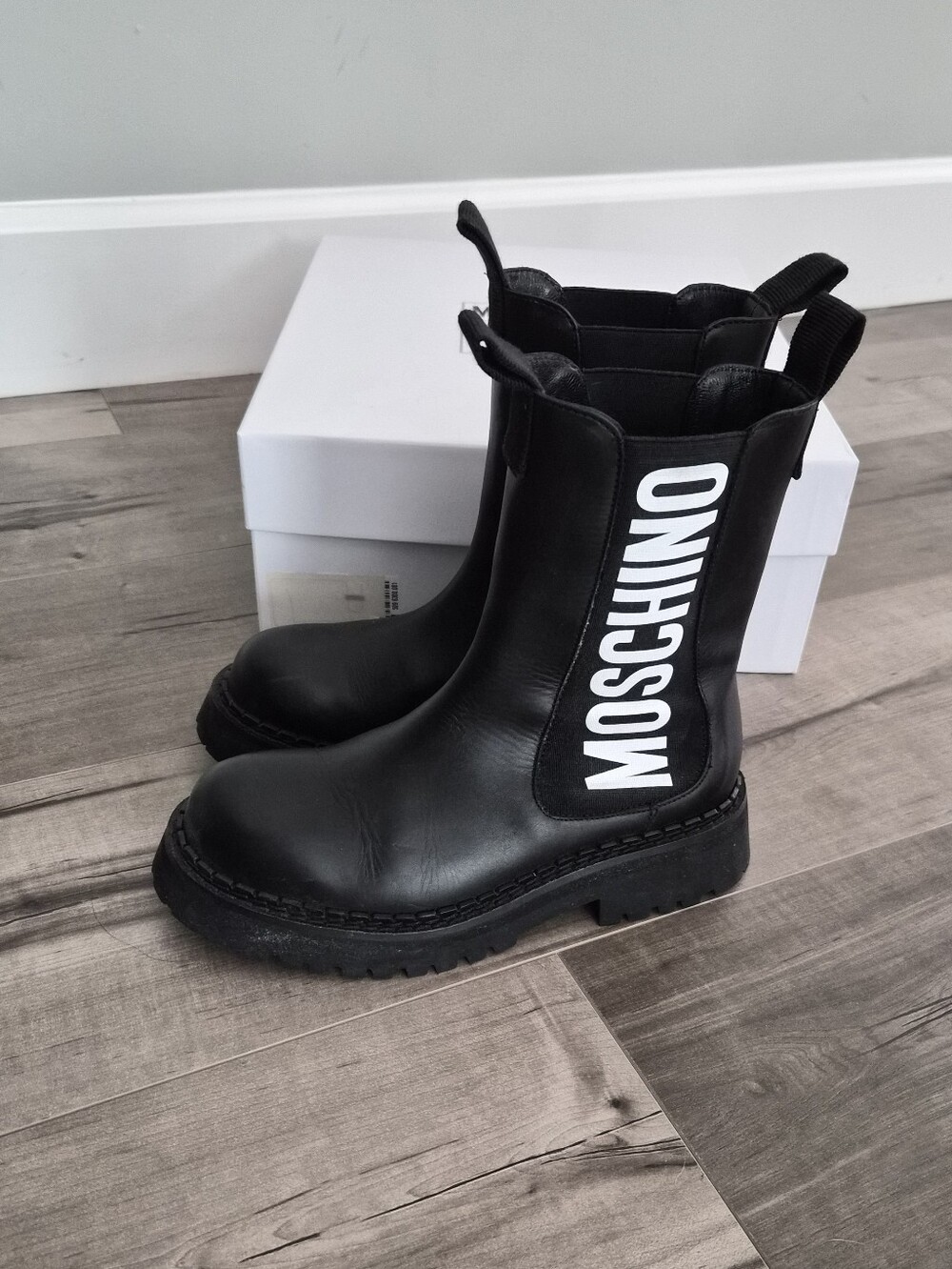 MOSCHINO Combat Boots - Picture 2 of 8